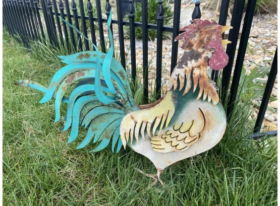 Rooster Yard Ornament