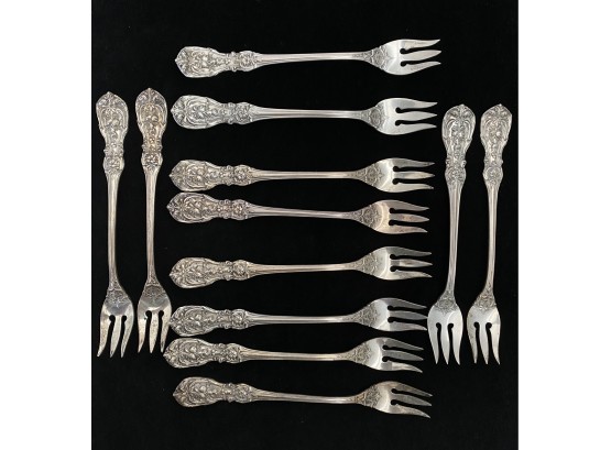 Reed & Barton Francis Cocktail Forks -Sterling Silver (12)