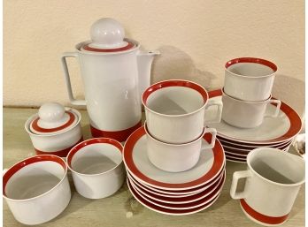 Modern Design China Tea Set By Schindig W. Germany Service For 6