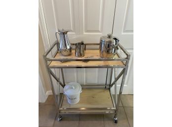 New With Tags Project 62 Maison Bar Cart With Home Bar Accessories