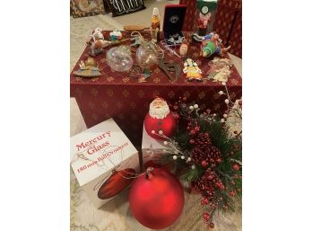 Collection Of Specialty Christmas Ornaments