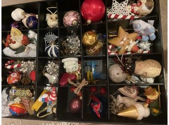 Exceptionally Beautiful Large Collection Of Christmas Ornaments In Decorative Boxes
