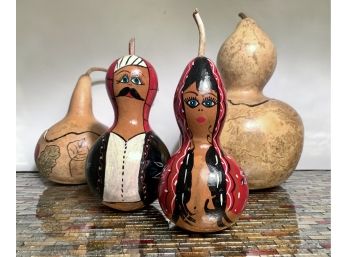 Gourd Storage Containers And Maraca Set