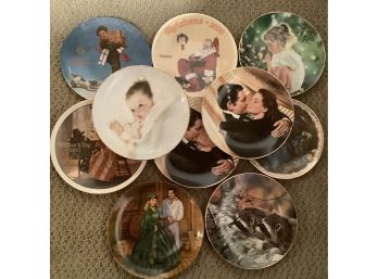 Lot Of 10 Assorted Decorative Plates
