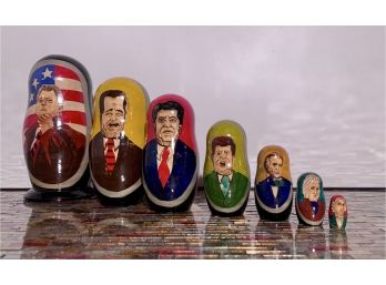U.S. Presidents Nesting Dolls