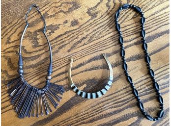 3 Tribal Style Necklaces