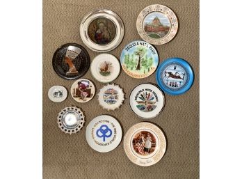 13 Assorted Decorative Plates