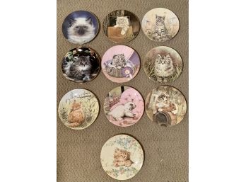 Lot Of 10 Kitten Classics Decorative Plates