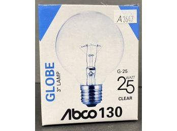 (17) Abco 130 25 Watt Globe Lamp 3' Bulbs