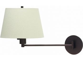 House Of Troy Generation 1 Light Swing Arm Wall Sconce With Tapered Drum Shade Chestnut Bronze HOT-G275-CHB