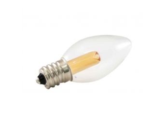 (20) American Lighting PCA10-E12-XWW Dimmable LED CA10 Flame Tip Light Bulbs