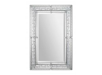 Ren-Wil Vincenzo Rectangular Mirror All Glass MT1301