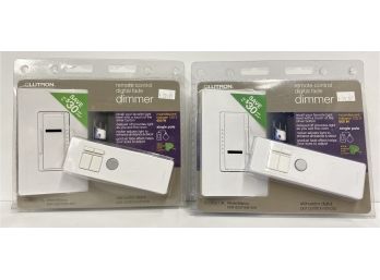 (3) LUTRON Remote Digital Fade Dimmer MIR-600THW-WH (white)