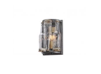 Troy Lighting B3941 121 Main 1 Light Old Silver With Brass Wall Sconce Wall Light Originally Listed At $309.95