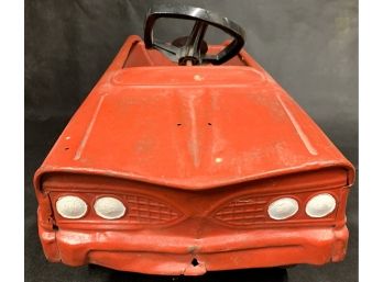 Vintage Red Child's Toy Car