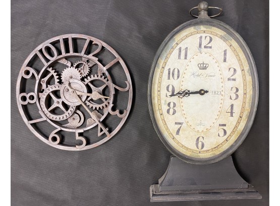 2 Decorative Clocks