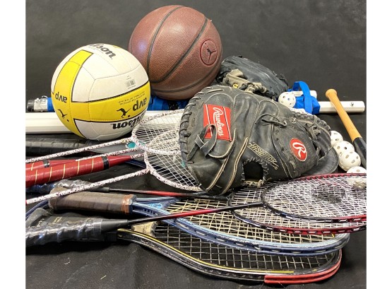 Large Lot Of Misc. Sports Equiptment