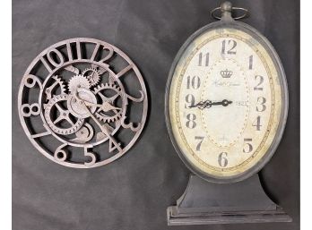 2 Decorative Clocks