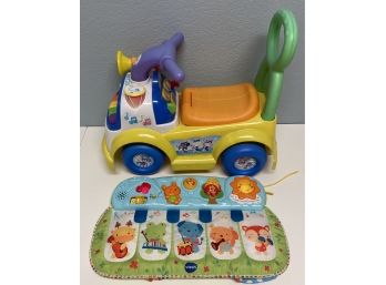 Fisher Price Sit And Play & Vtech Animal Keyboard