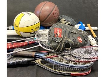 Large Lot Of Misc. Sports Equiptment