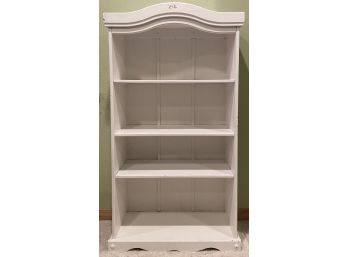 White Hand Painted Adjustable Bookshelf