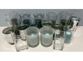 Large Collection Of Candles & Candle Holders
