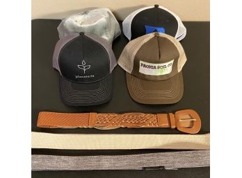 Assorted Hats & Belts