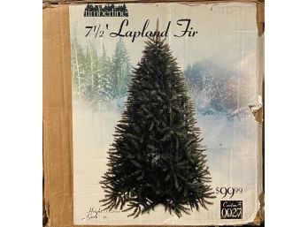 7.5' Lapland Fir Christmas Tree With Original Box
