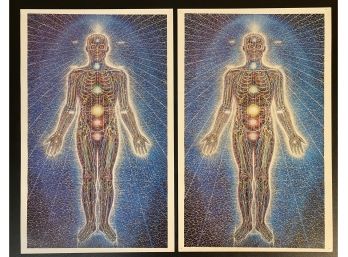 2 Chakra Body Art Posters From Visionary Artist Alex Grey