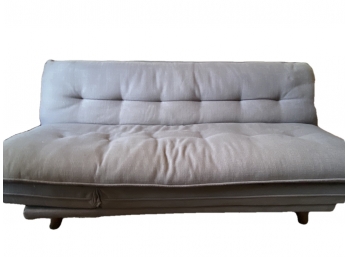 Awesome And Comfortable Low Profile Gray Futon Couch