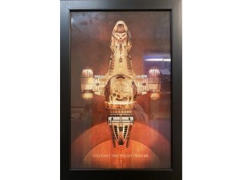 Firefly 'Serenity Ship' With Text: You Can't Take The Sky From Me Framed Poster From Herofied