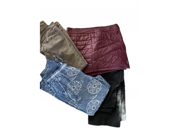 Collection Of Ladies Bottoms Including Smart Wool Mini Skirt And Prana Hiking Pants