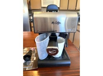 Mr. Coffee Individual Espresso Machine With Mug - Very Clean!