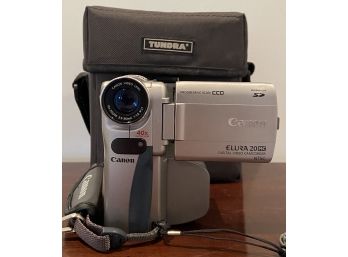 Canon Elura20 Camera With Tundra Soft Fabric Case