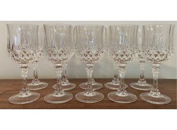 10 Piece Crystal Water Glass Set