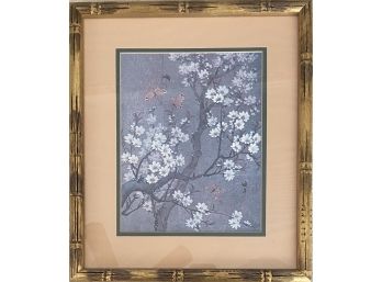 Japanese Cherry Blossom Picture In Frame