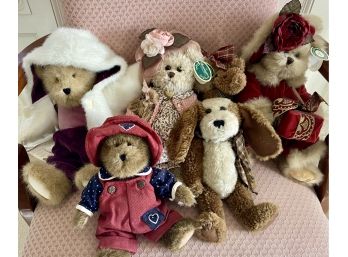 Lot Of Stuffed Bears Including Some From The Bearington Collection***chair Not Included**