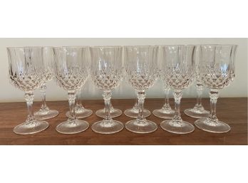 12 Piece Crystal Wine Glass Set