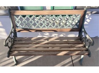 Cast Iron Outdoor Bench (2 Of 2)