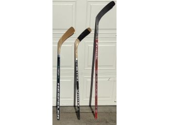 3 Hockey Sticks