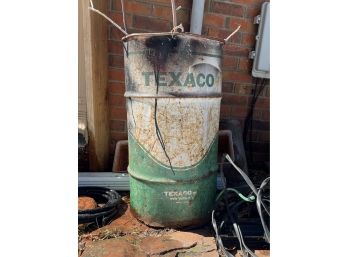 Texaco Vintage Oil Barrel