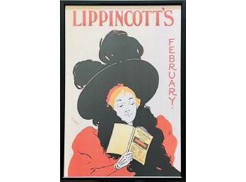 Lippincotts February Framed Reproduction Poster Print
