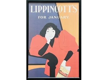 Lippincotts For January Framed Reproduction Poster Print