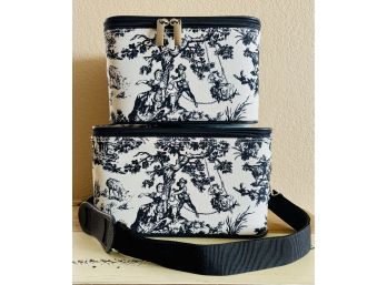 Pair Of Travel/makeup Organizers With Strap