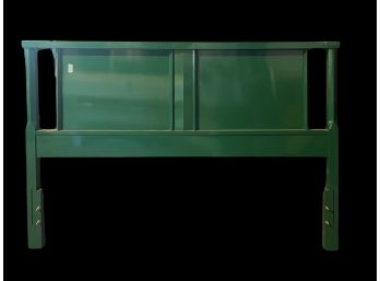 Green Lacquered Headboard