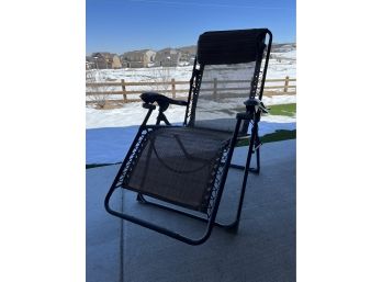 Metal Outdoor Zero Gravity Lounge Chair