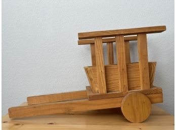 Small Wooden Decorative Wagon