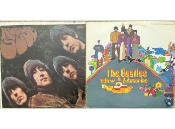 LP Records - The Beatles - Rubber Soul, Yellow Submarine