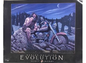 Harley Davidson Evolution Poster By Scott Jacobs