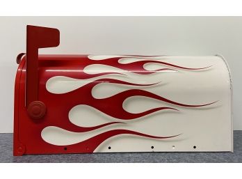 Red Flame Hot Rod Mailbox By The Solar Group